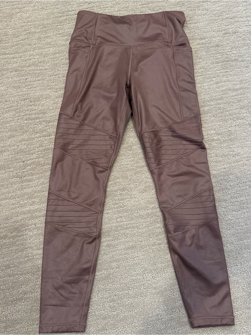 Women's Small Athleta High-Waist Moto Leggings